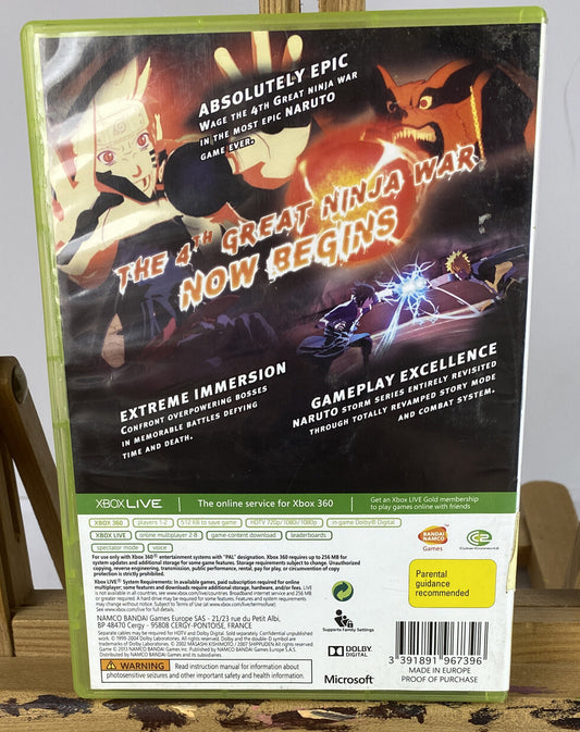 #577 Naruto Shippuden Ultimate Ninja Storm 3 PAL Xbox 360 Complete