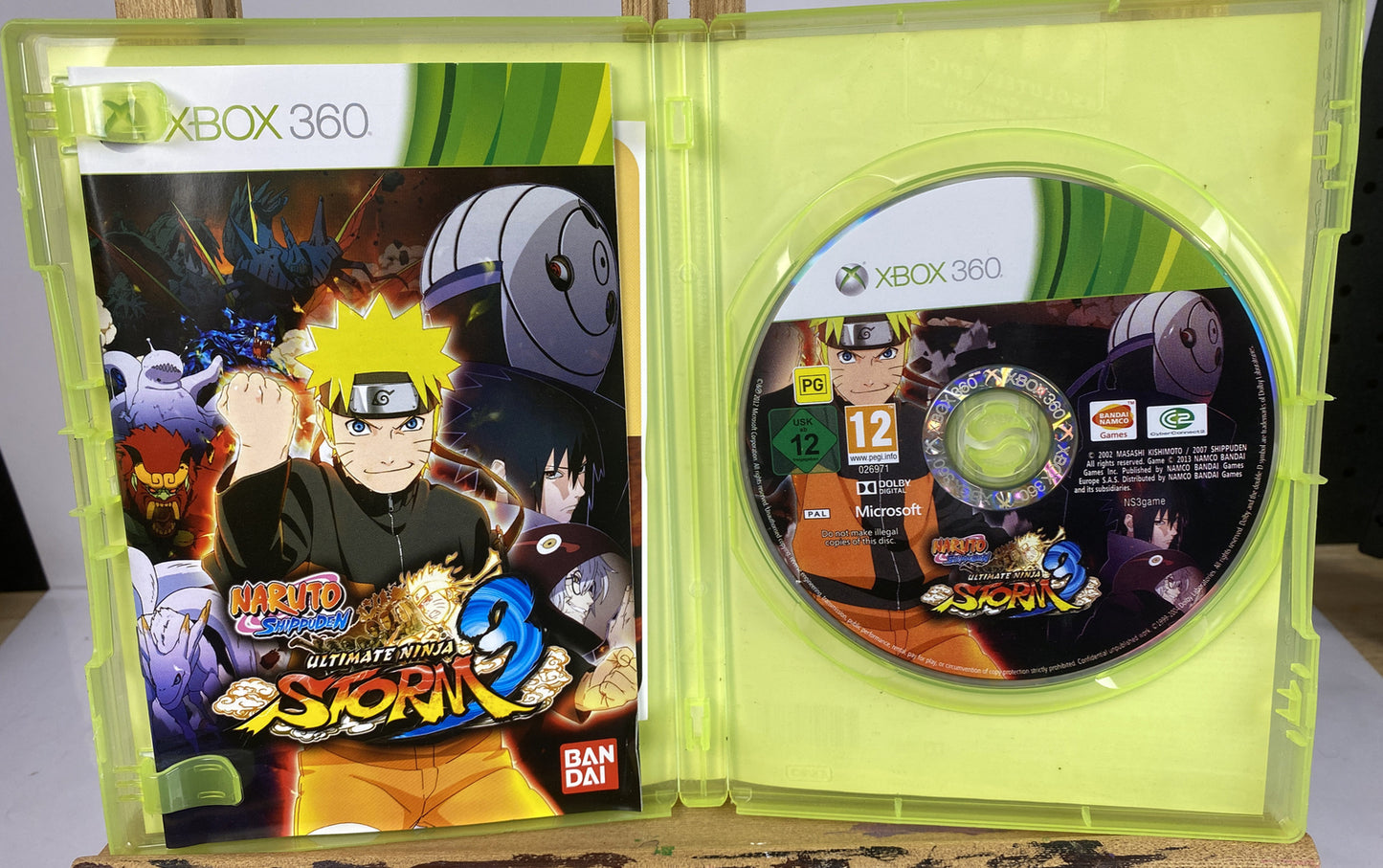 #577 Naruto Shippuden Ultimate Ninja Storm 3 PAL Xbox 360 Complete