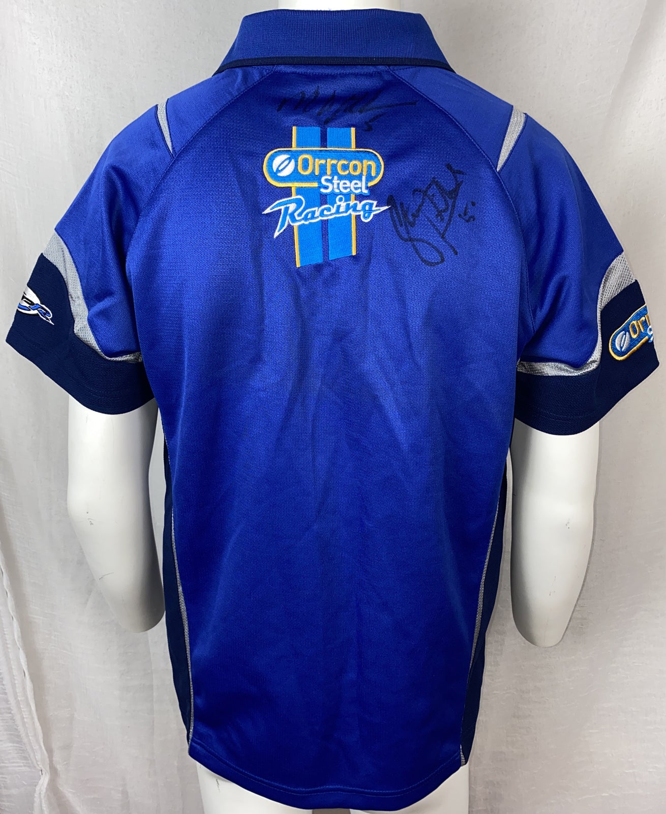 Ford Orrcon Steel Racing Team Autographed Polo Shirt Size M UNAUTHENTICATED F166
