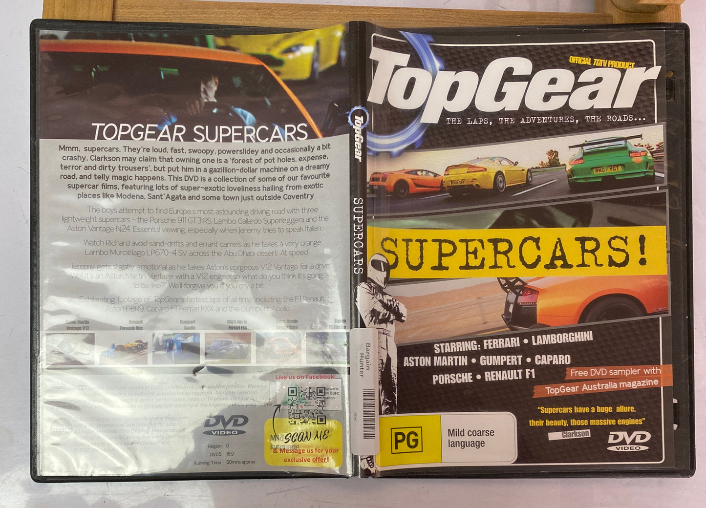 2896 Top Gear Supercars ! DVD In Good Condition