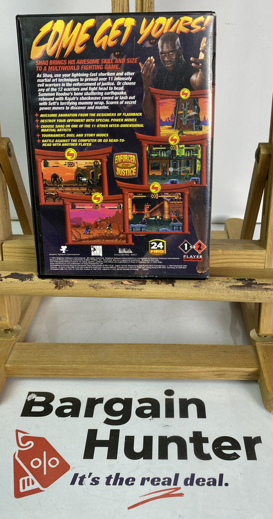 2864 Sega GENESIS SHAQ-FU Enforcer Of Justice PAL In Good Condition