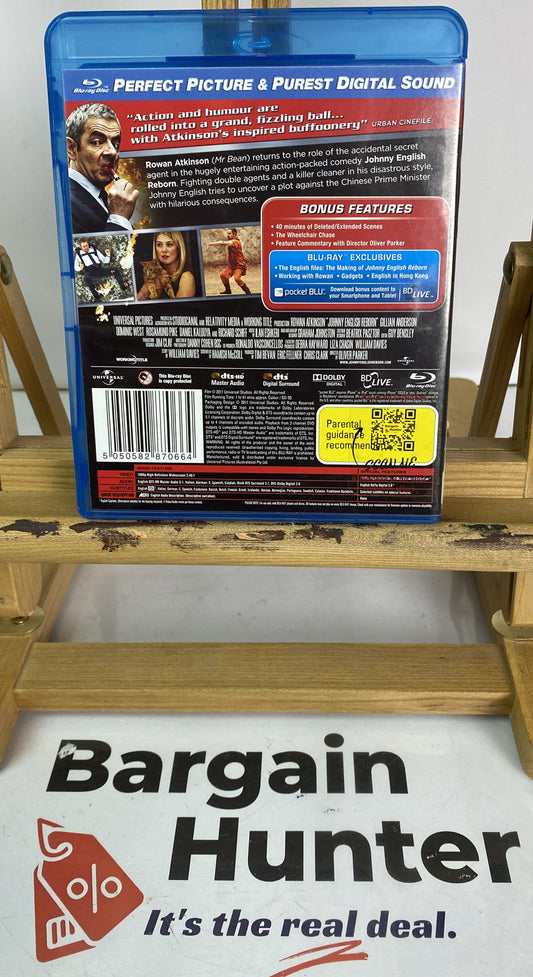 2692 Johnny English Reborn Not Factory Sealed Blu-Ray In VGC