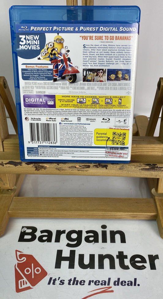2653 Minions Not Factory Sealed Blu-Ray In VGC