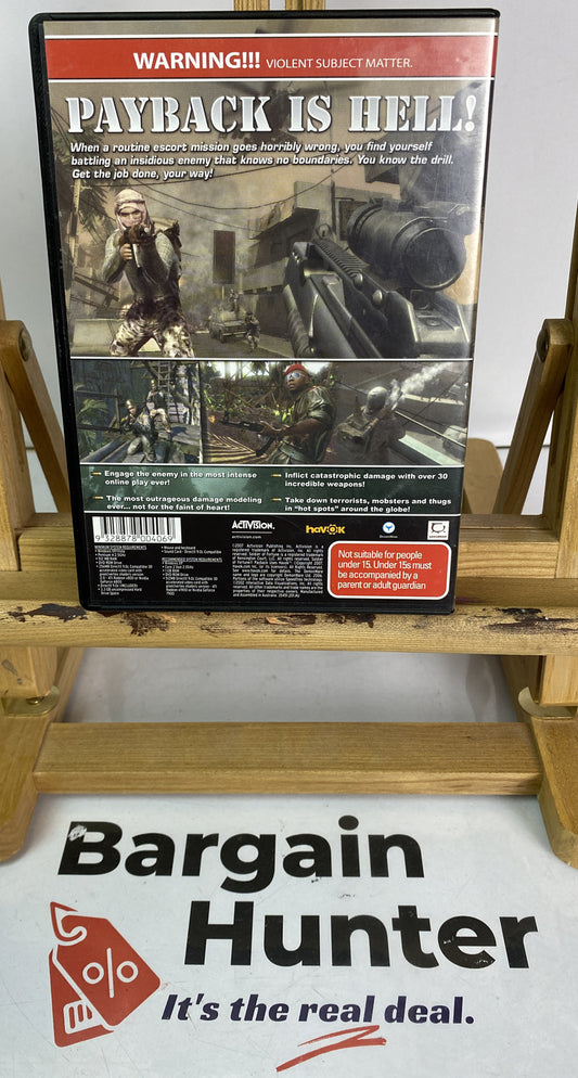 2606 Soldier Of Fortune Payback For PC Game In Good Condition