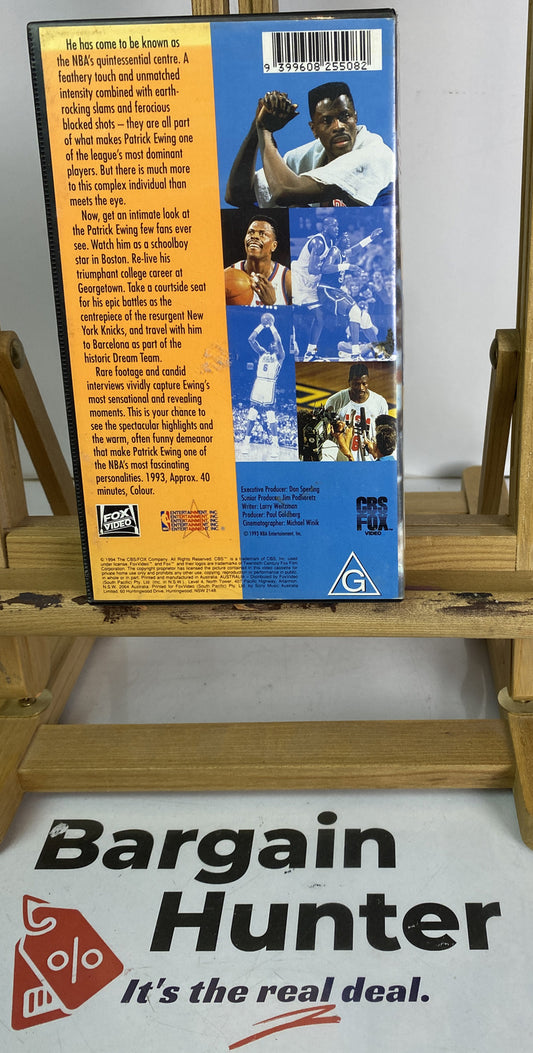 2821 Patrick Ewing Standing Tall NBA VHS Tape In VGC