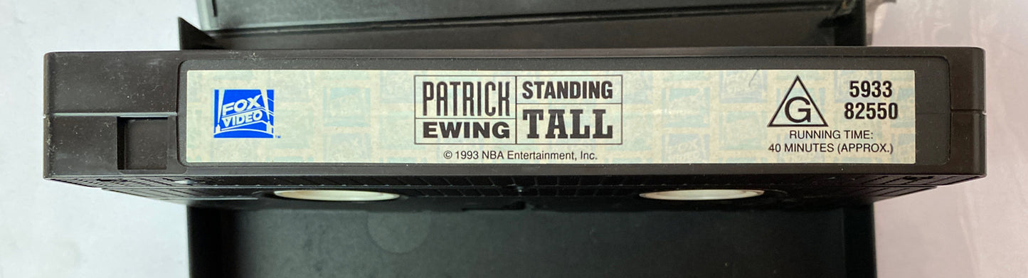 2821 Patrick Ewing Standing Tall NBA VHS Tape In VGC