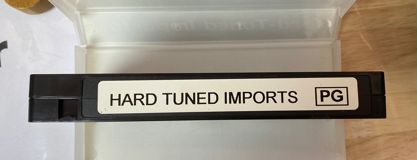 2888 Hard Tuned Imports VHS Tape In VGC