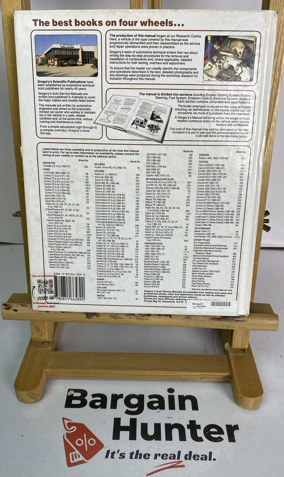 2658 Gregory's Camira JB Series Service And Repair Manual In Good Condition