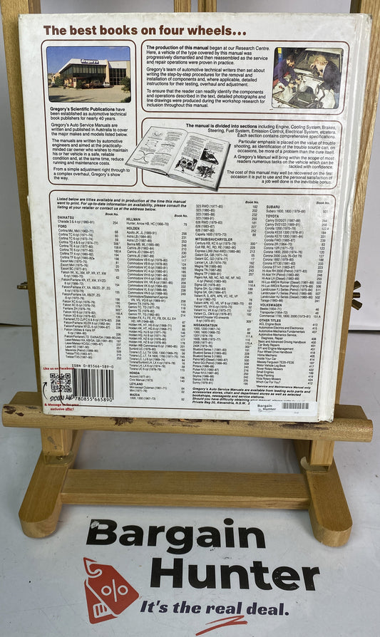 2658 Gregory's Camira JB Series Service And Repair Manual In Good Condition