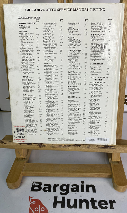 2659 Gregory's Bluebird Series 2 Service And Repair Manual In Good Condition