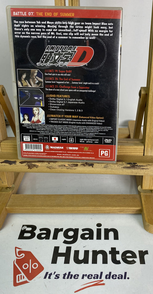 2843 Inital D Battle 07 DVD In Good Condition