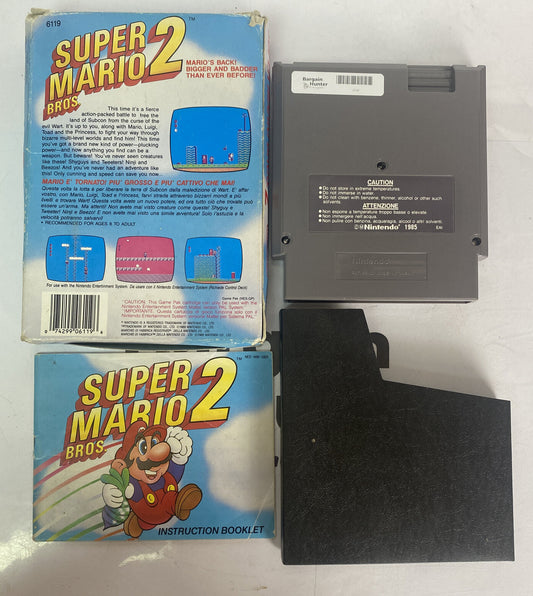 2752 Super Mario Bros. 2 Complete Nintendo Nes Game In Good Condition