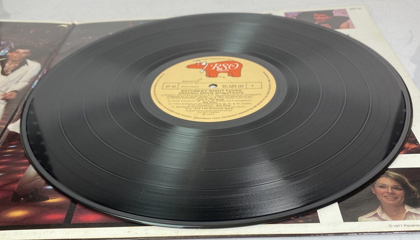 Saturday Night Fever The Original Movie Soundtrack Vinyl Record In VGC 2997