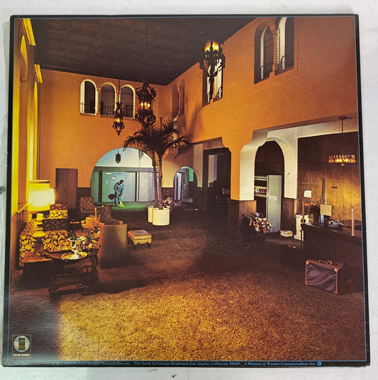 Eagles Hotel California 1976 with poster Vintage Vinyl Record In VGC 2969