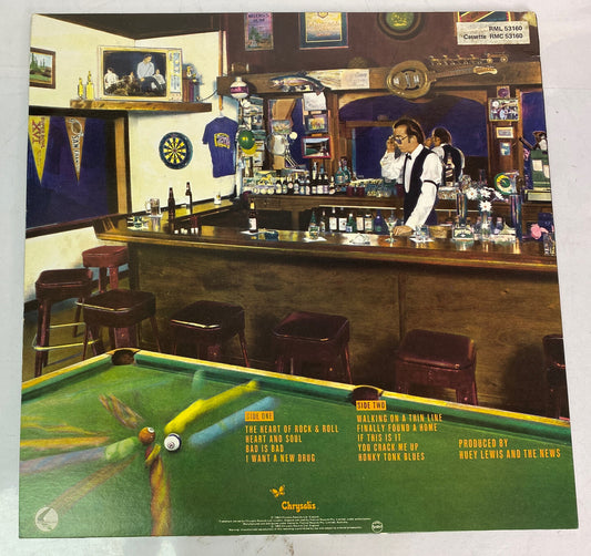 Huey Lewiks And The News Sports 1983 Vintage Vinyl Record In VGC 3078