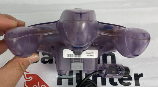 Genuine Nintendo N64 Clear Purple Controller In Good Condition 2517