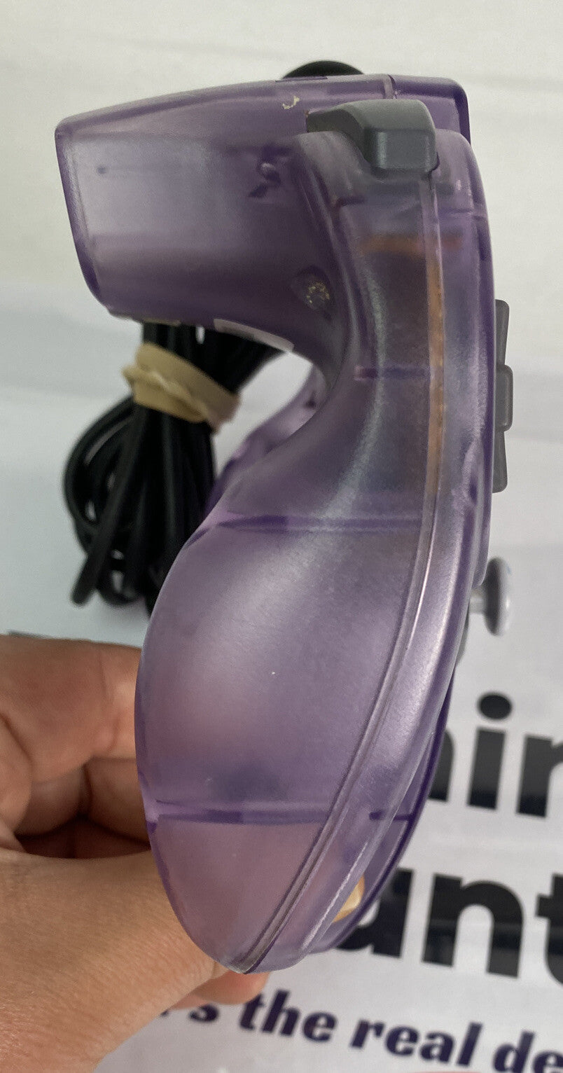 Genuine Nintendo N64 Clear Purple Controller In Good Condition 2517