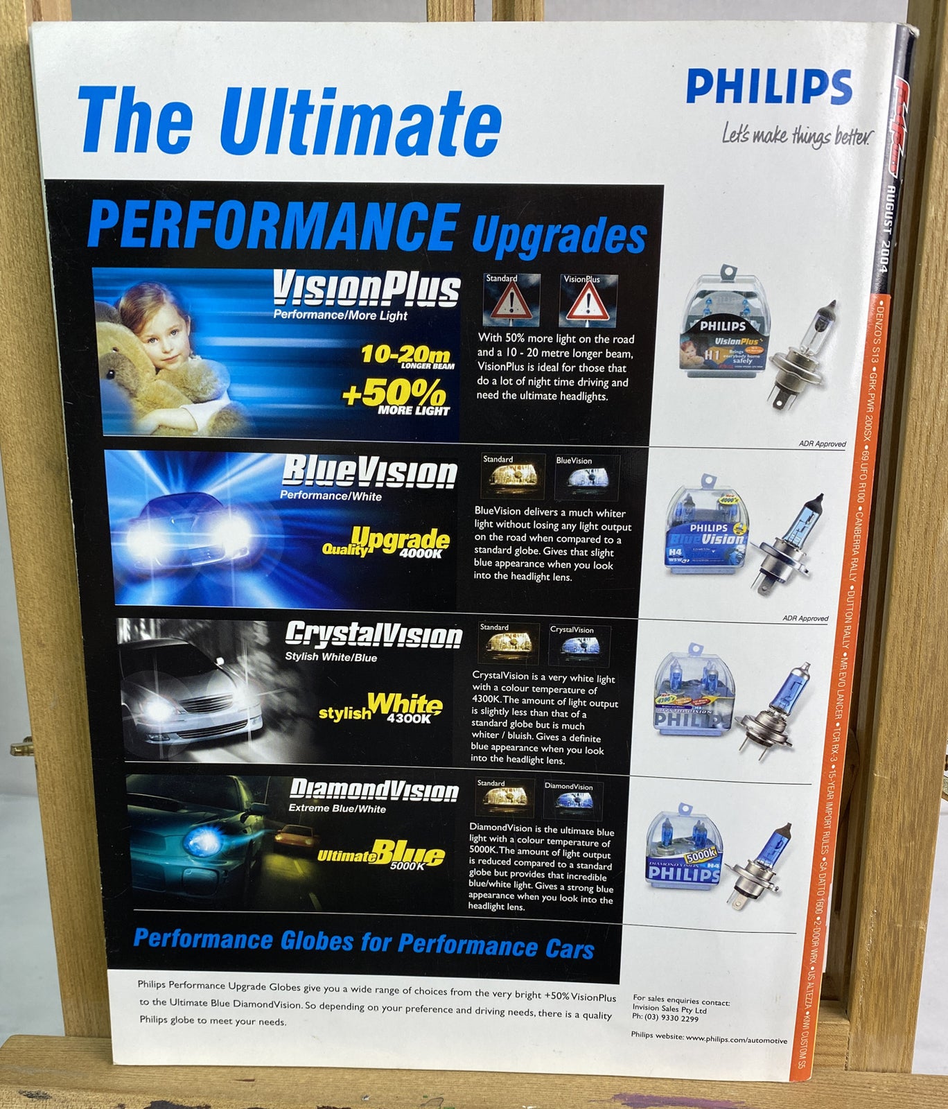 Fast Fours August 2004 In Good Condition Magazine