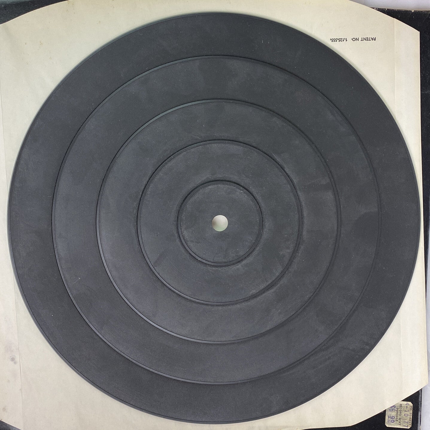 STAT-O-DISC Minimises Static Interference 12" Vinyl Record Player AntiStatic Mat