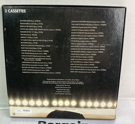 BRUCE SPRINGSTEEN & THE E STREET BAND LIVE 1975-85 CASSETTE TAPE BOX ONLY