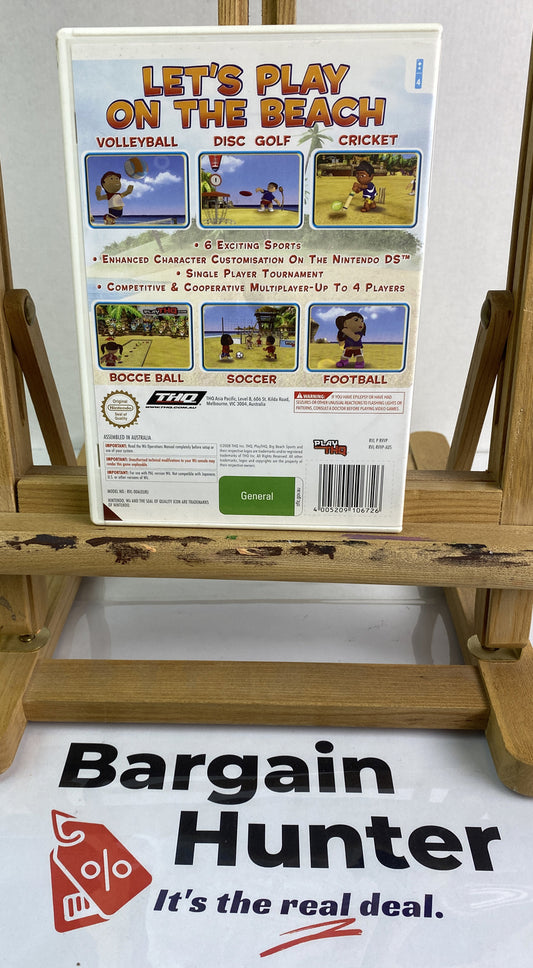 Big Beach Sports PAL Nintendo Wii Complete Game 2507