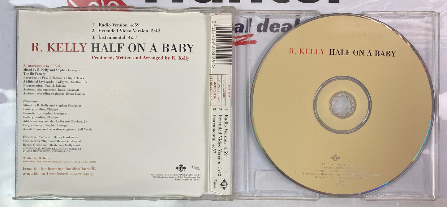 R. Kelly Half On A Baby Music CD In Ok Condition 2758