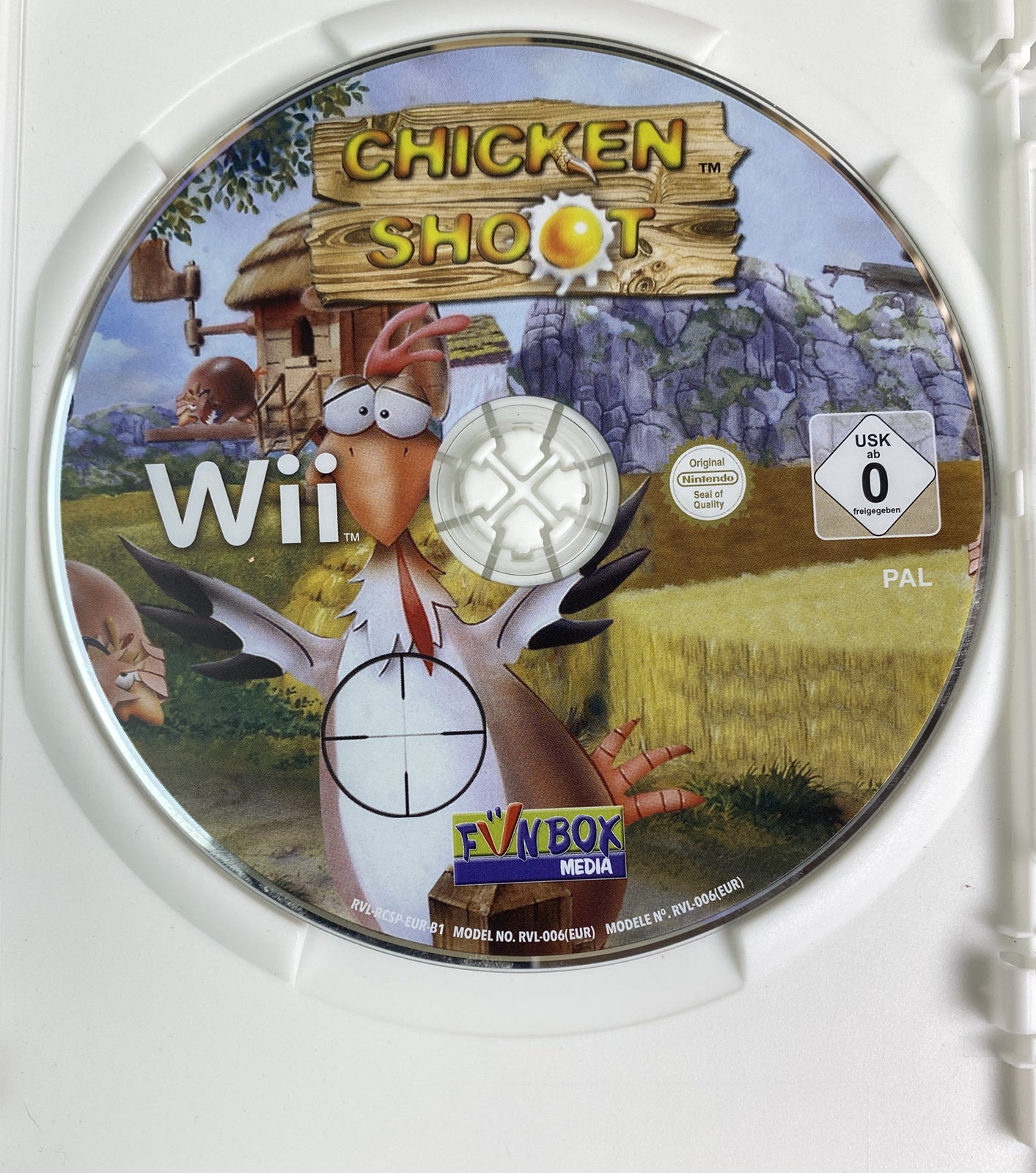 Chicken Shot PAL Nintendo Wii InComplete Game 2503