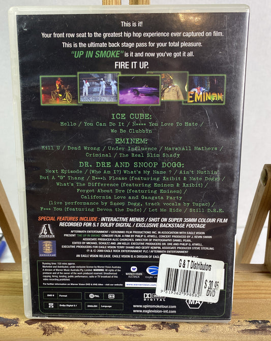 The Smoke It Up Tour DVD In Good Condition 2866