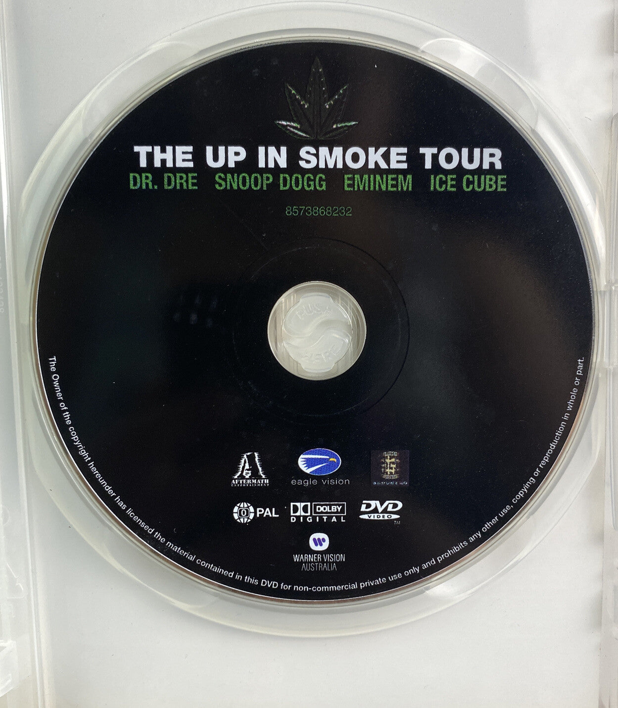 The Smoke It Up Tour DVD In Good Condition 2866