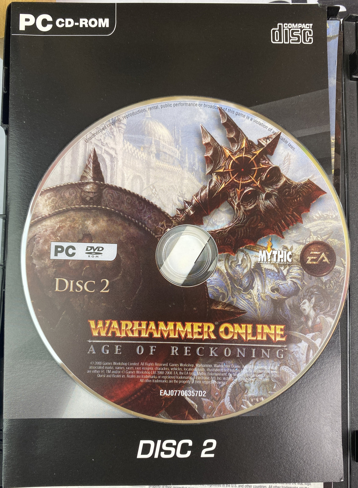 Warhammer Online Age Of Reckoning PC Complete In Good Condition 1005