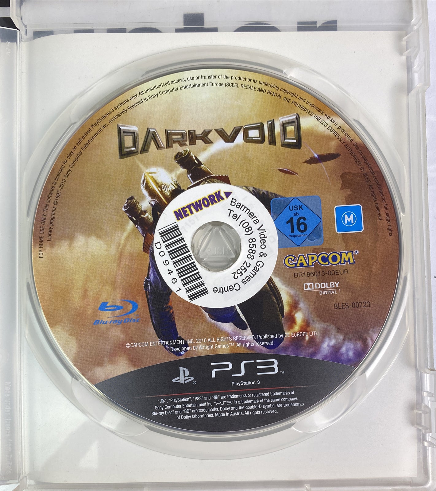 Dark Void PAL Playstation 2/PS2 InComplete Game 965