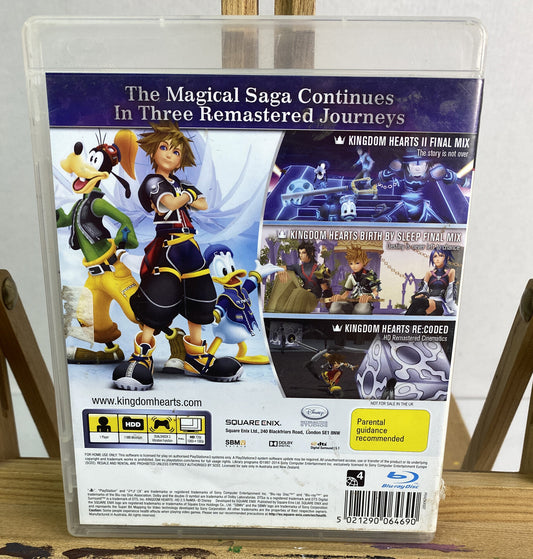 Kingdom Hearts HD 2.5 ReMIX PAL Playstation 3/PS3 InComplete 963