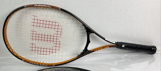 Wilson Tennis Racquet - 28cm Wide 70cm Length + Cover In Good Condition 2915