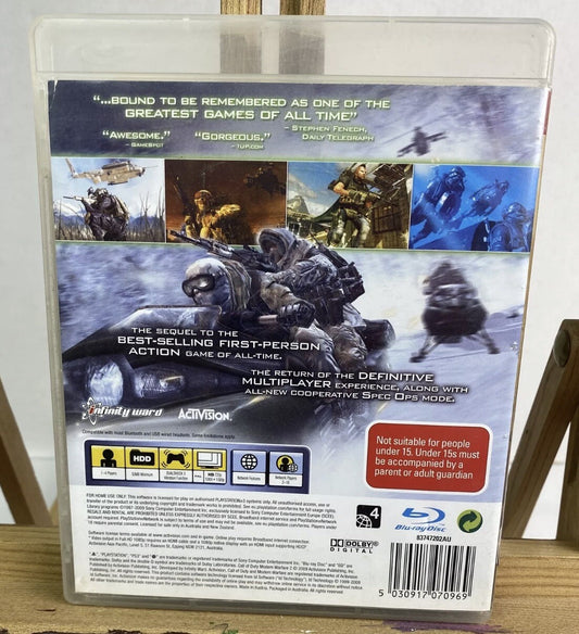 Call Of Duty Modern Warfare 2 PAL Playstation 3/PS3 Complete 1046