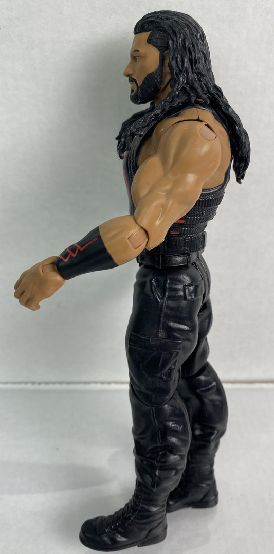 2017 WWE Mattel Roman Reigns RED VEST WRESTLING FIGURE 17.5cm In Good Condition