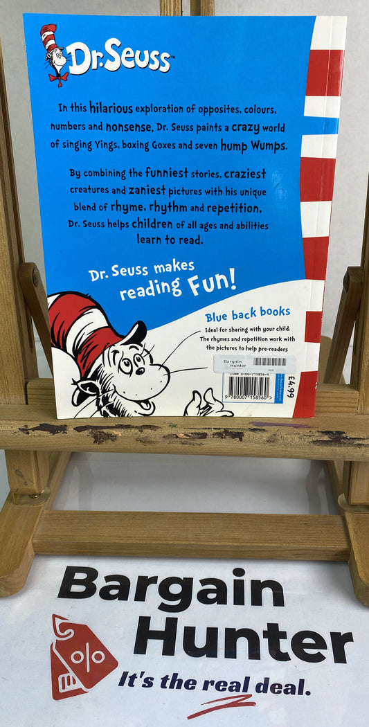 One Fish Two Fish Red Fish Blue Fish Author Dr. Seuss 100th Edition In VGC