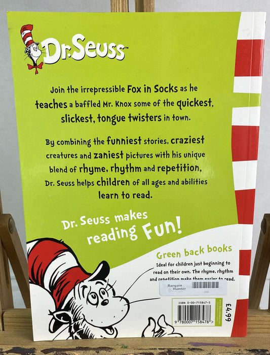 Fox In Socks Author Dr. Seuss 100th Edition In Good Condition