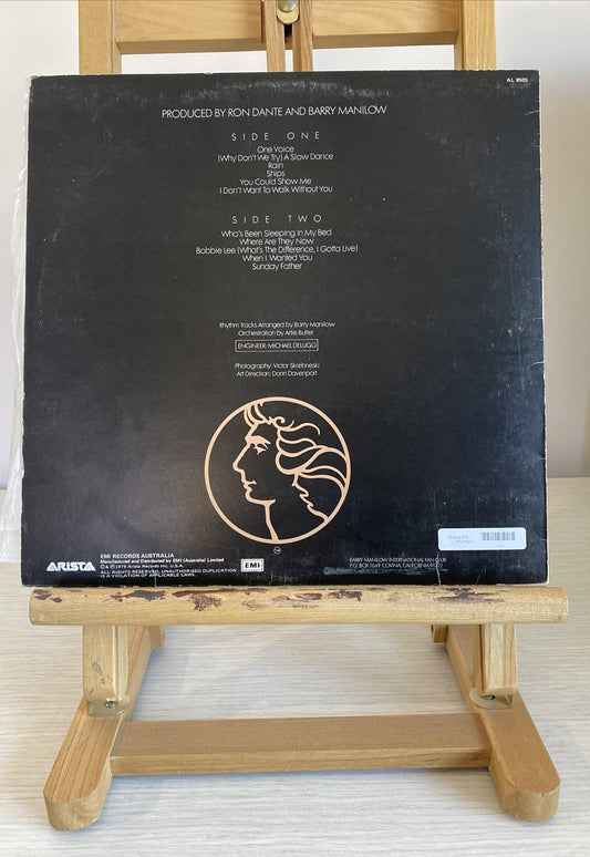 BARRY MANILOW - LP - ONE VOICE - 1979 Vintage Vinyl Record 3415