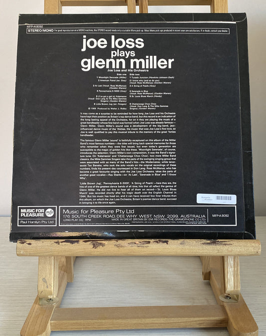 Joe Loss Plays Glenn Miller Vintage Vinyl Record In Good Condition 3391