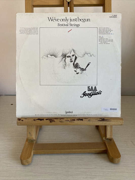 We've Only Just Begun Festival Strings Vintage Vinyl Record 3400