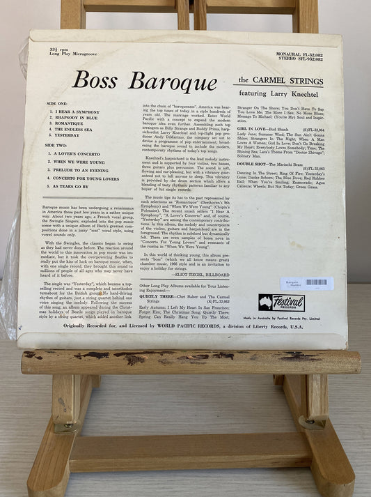 CARMEL SINGERS / LARRY KNECHTEL - BOSS BAROQUE - WORLD PACIFIC Record