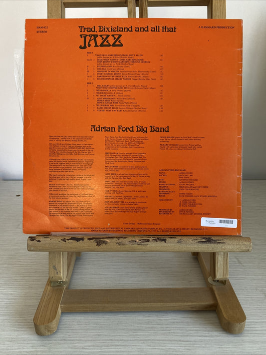 Adrian Ford Big Band - Trad, Dixieland and all that Jazz Vintage Vinyl Record
