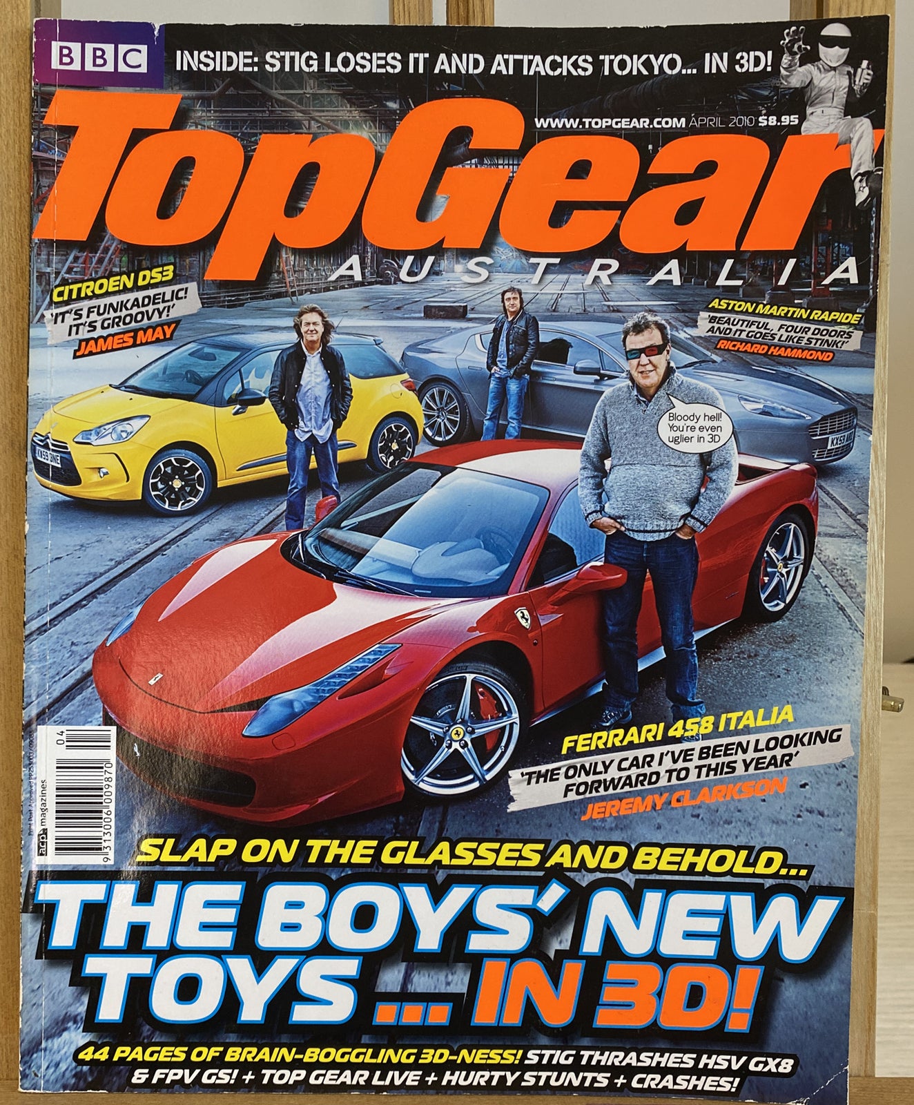Top Gear Australia April 2010 Magazine In Good Condition