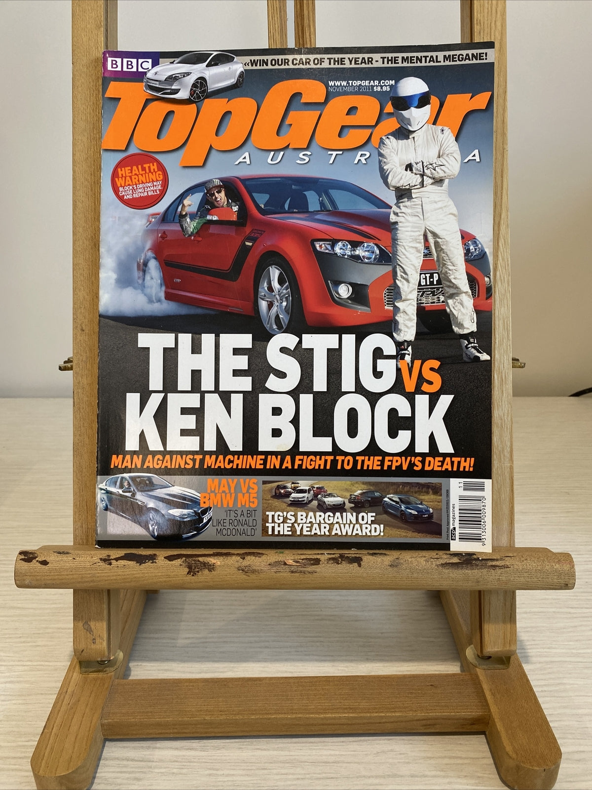 Top Gear Australia November 2011 Magazine In Good Condition