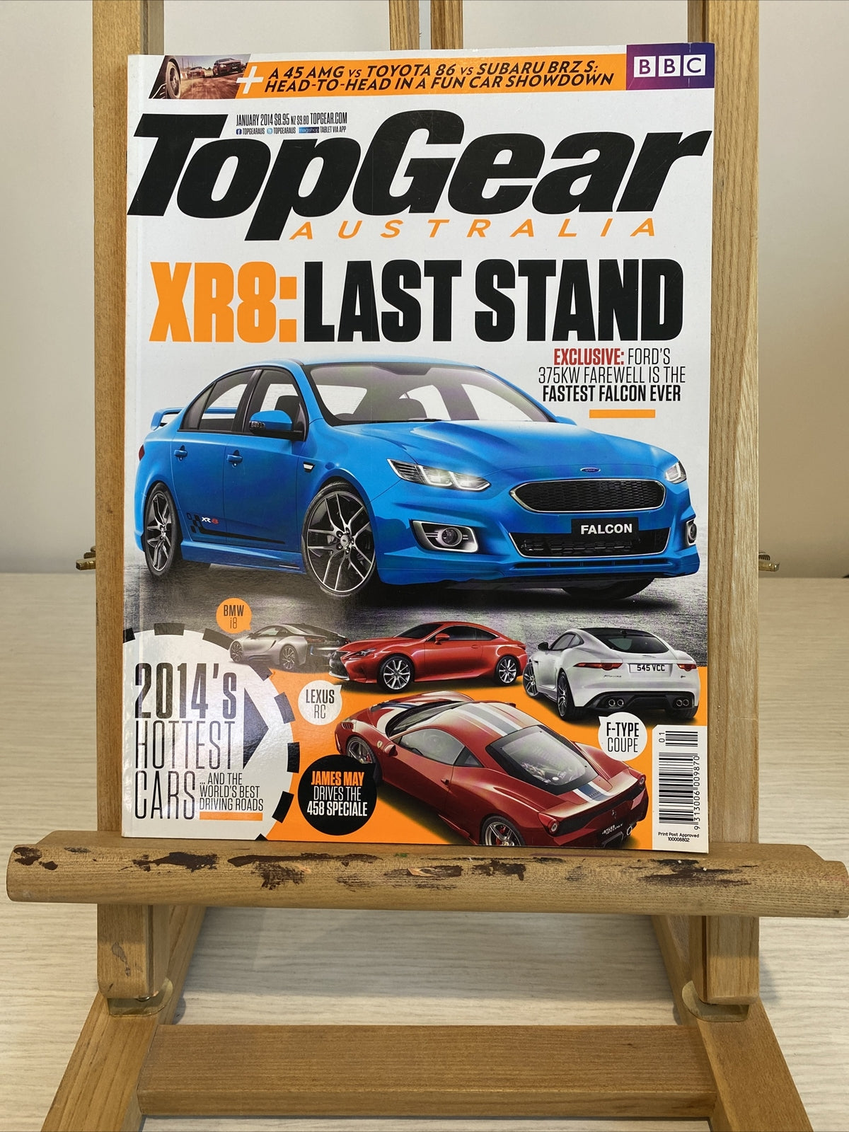 Top Gear Australia January 2014 Magazine In Good Condition