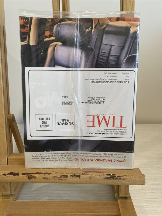 Time Australia Magazine August 28, 1995 In Good Condition