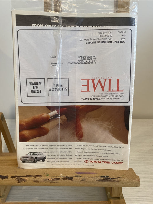 Time Australia Magazine September 11, 1995 In Good Condition