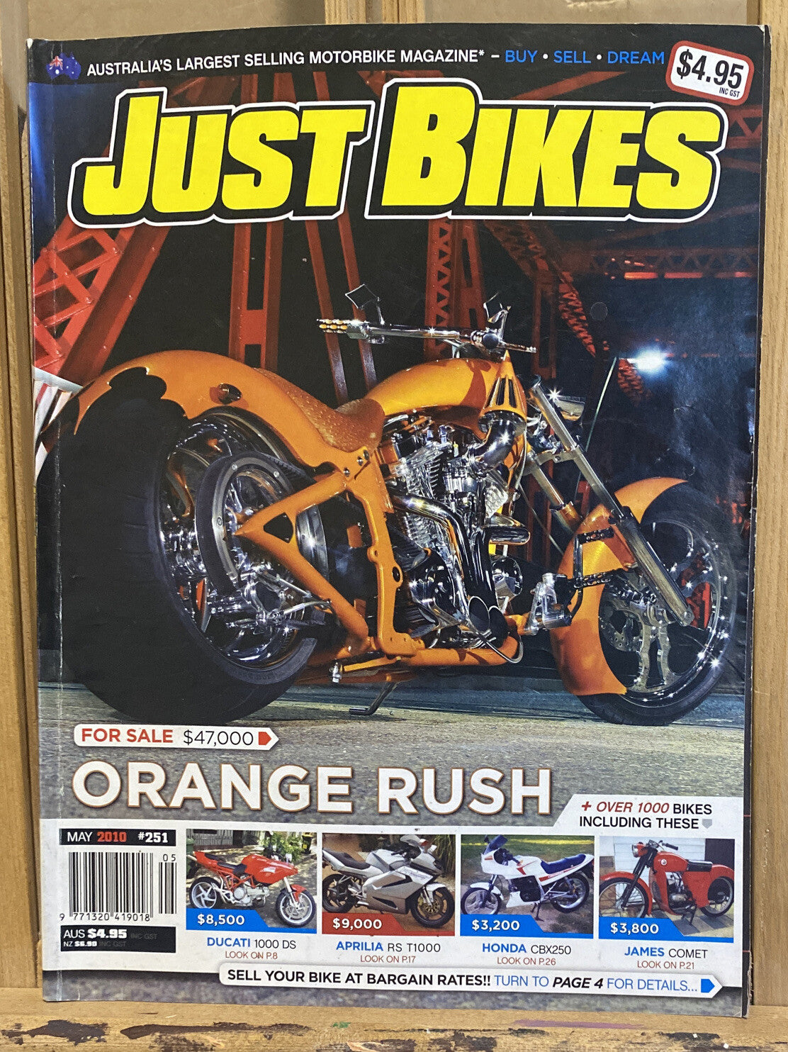 Just Bikes May 2010 #251 Magazine In Good Condition