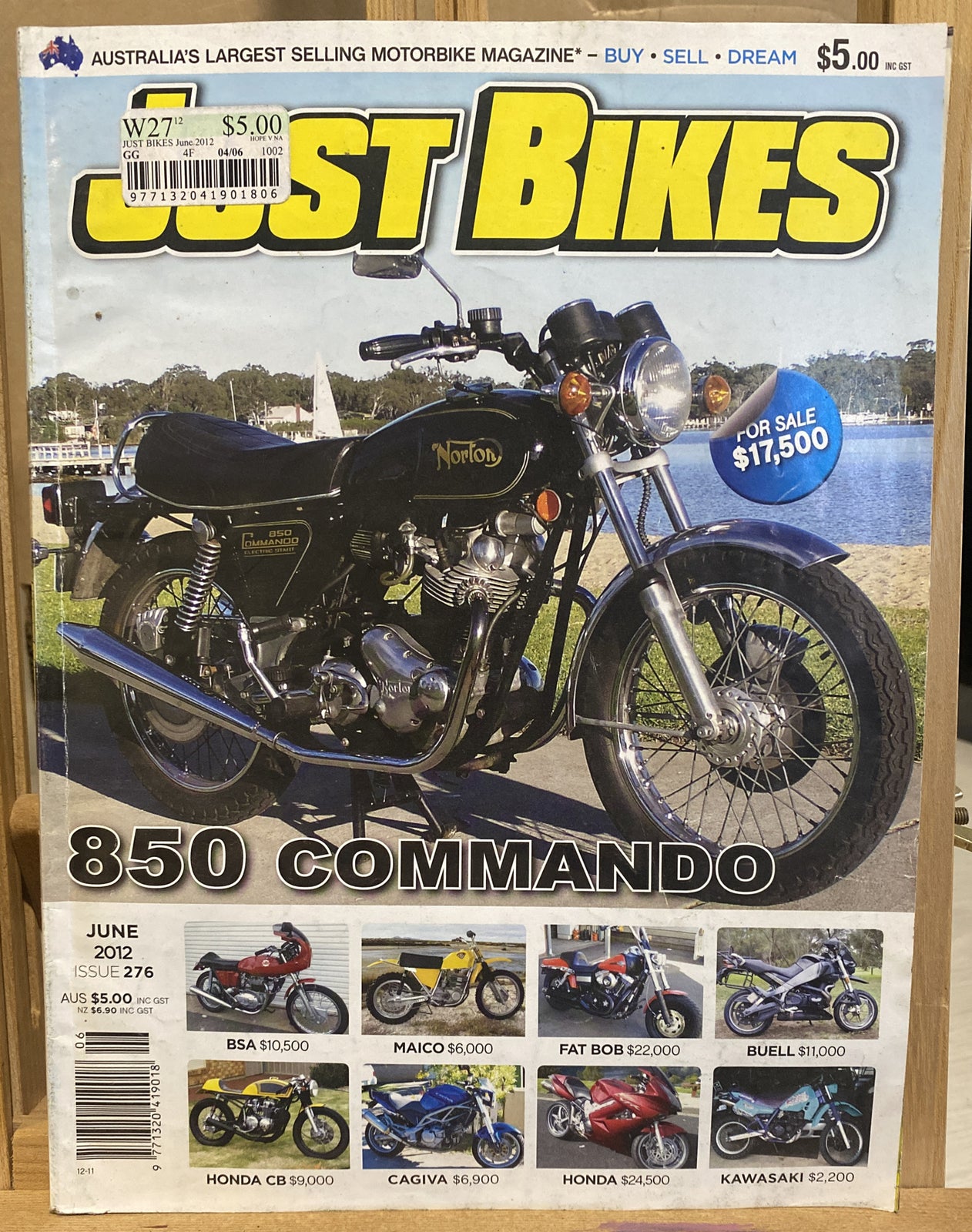 Just Bikes June 2012 #276 Magazine In Good Condition