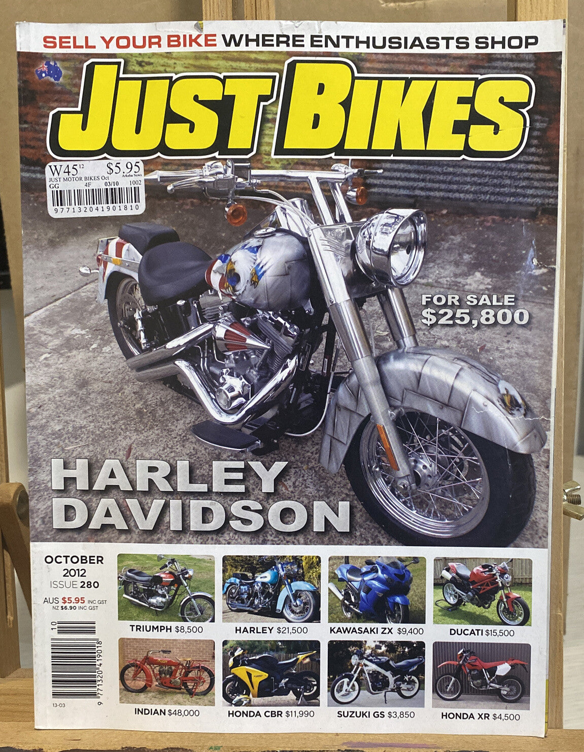 Just Bikes October 2012 #280 Magazine In Good Condition